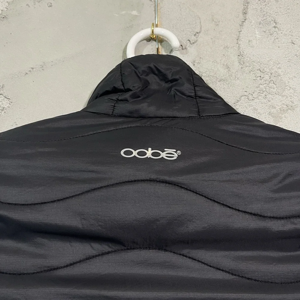 Oobe Quilted‎ black Jacket Womens Size Small Micro Puff